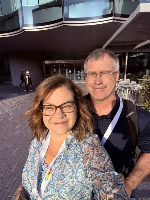 Conference selfie