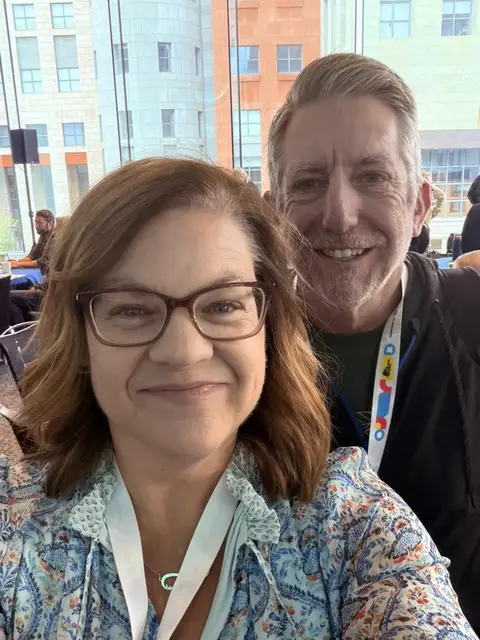 Conference selfie